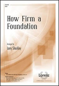 How Firm a Foundation SATB choral sheet music cover Thumbnail